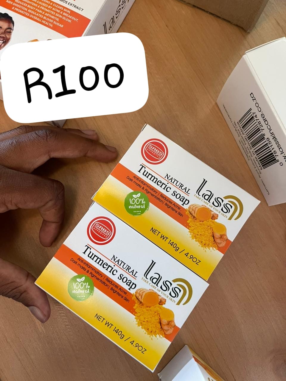 Turmeric soap