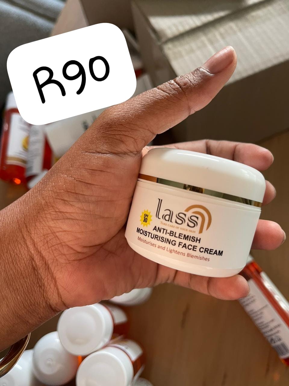 Antiblemish face cream