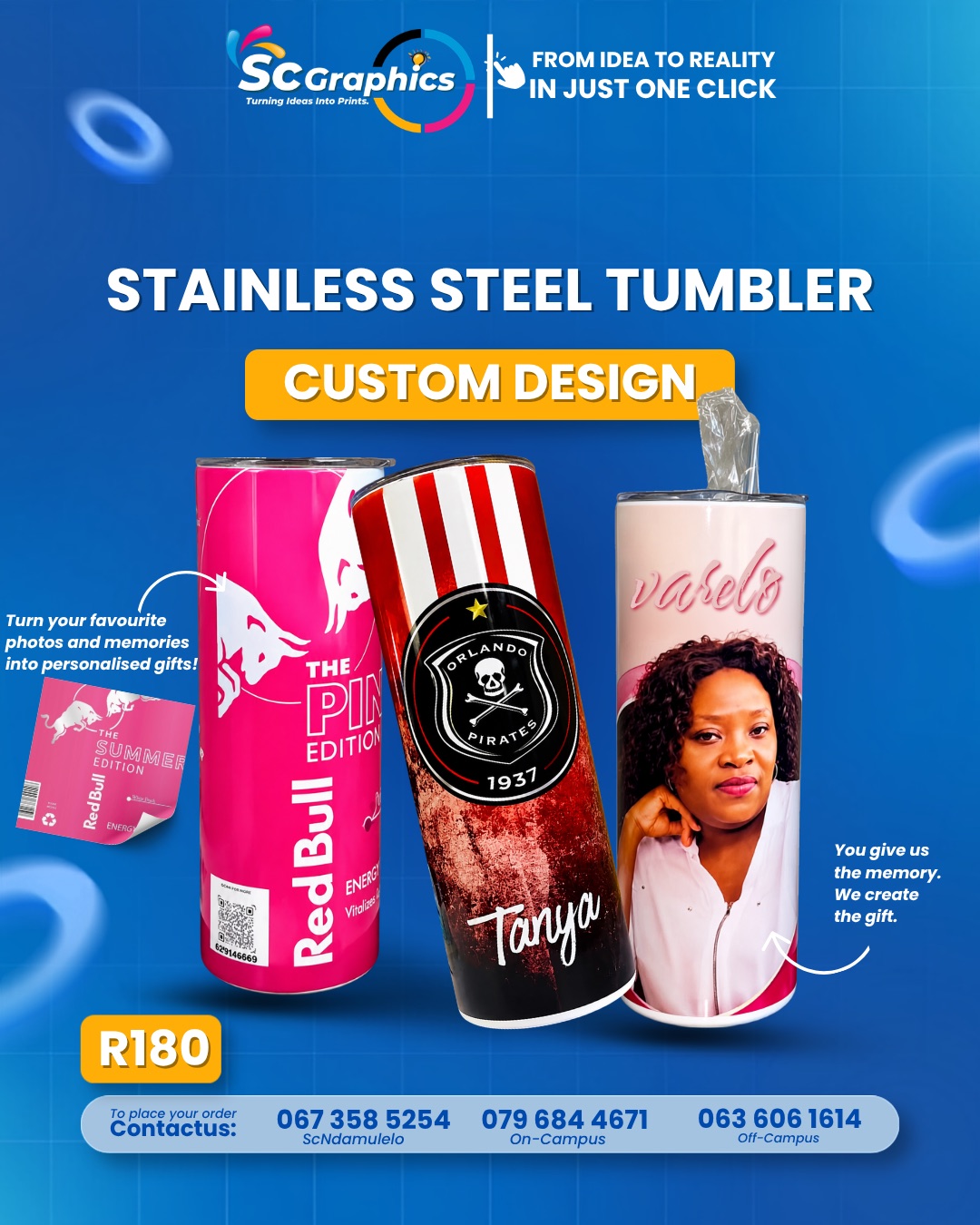 Stainless Steel Tumbler