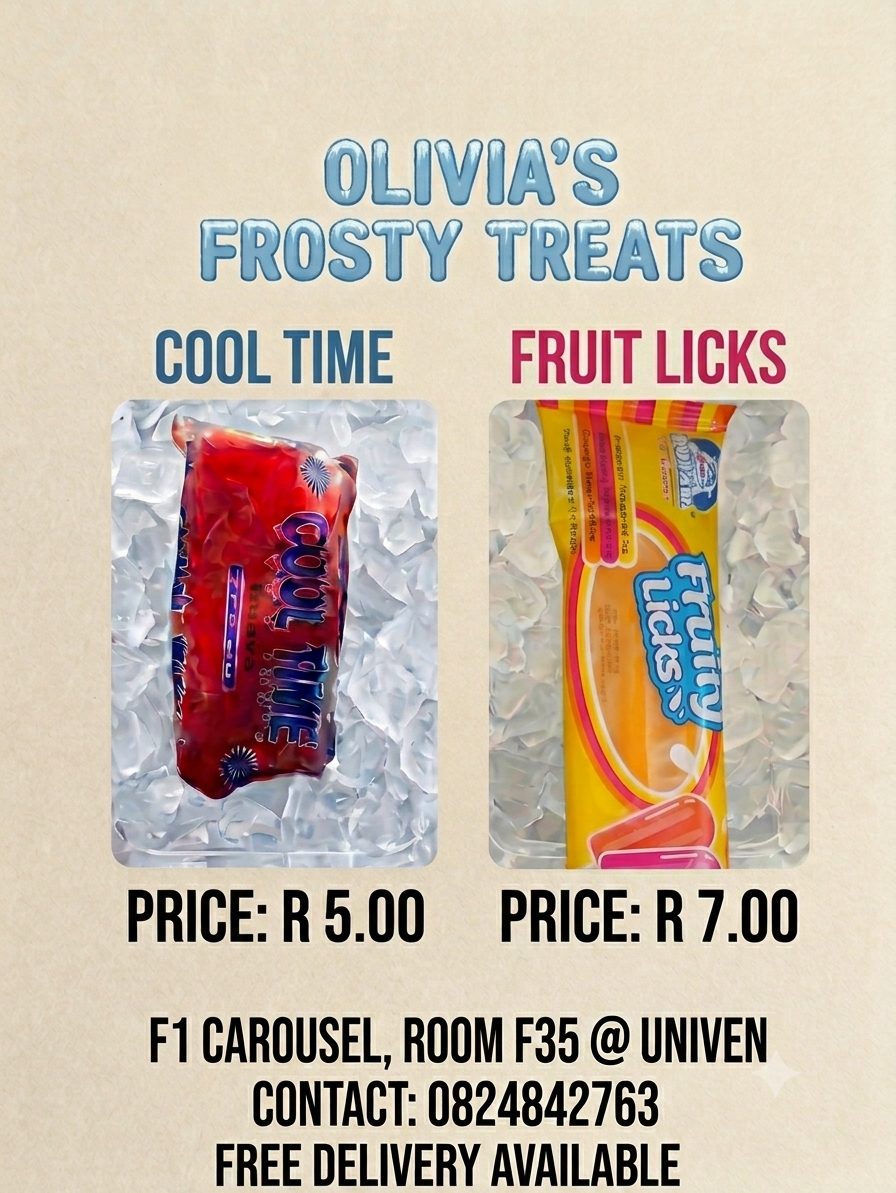 Olivia's frosty treats
