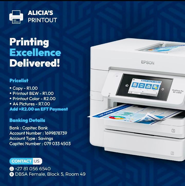 Alicia's printouts